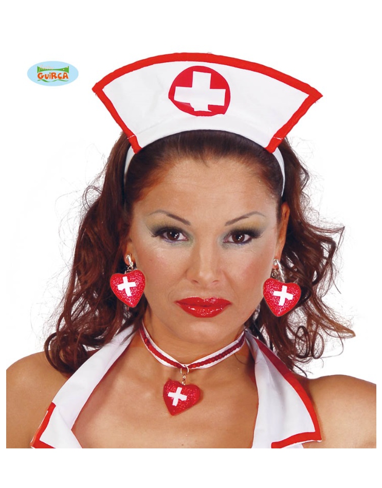 Collar Enfermera Corazón Rojo