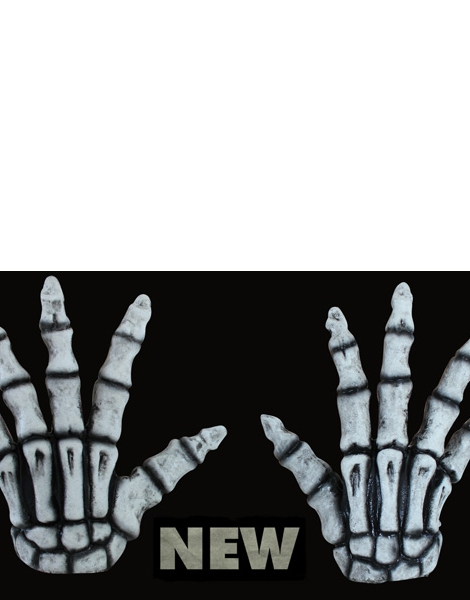 Manos Skeleton White LÁtex Lujo