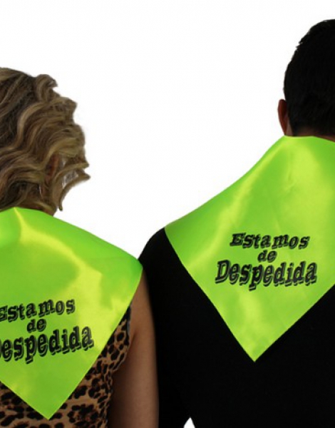 PAÑUELO ESTAMOS DE DESPEDIDA VERDE PISTA
