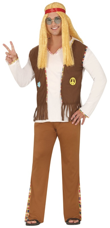 Disfraz Hippie flower hombre T.L