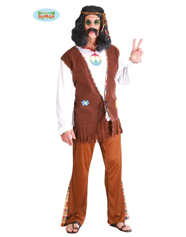 Disfraz Hippie flower hombre