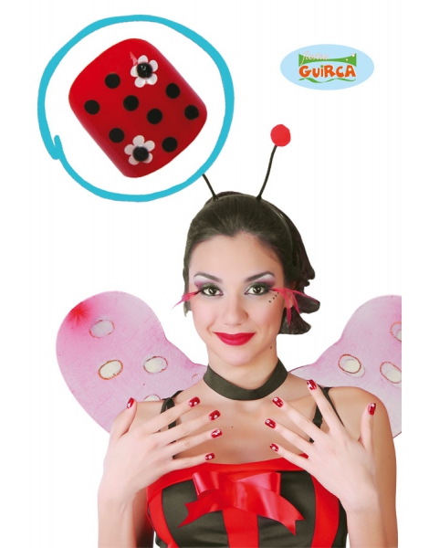 Caja 24 UÑas Mariquita oferta