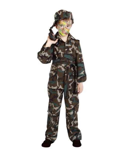 Disfraz Soldado Camuflaje Infantil