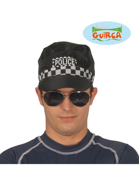 Gorra Policía Con Visera