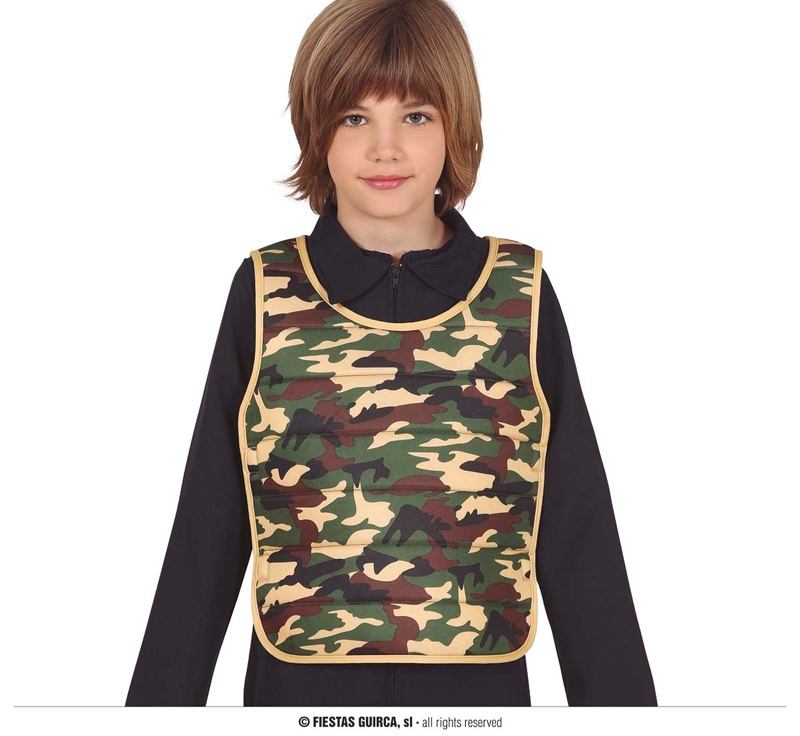 Chaleco camuflaje infantil