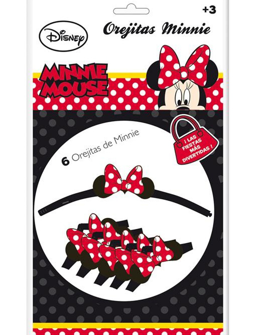 Orejitas Minnie Bolsa 12 B.p. 6 Uds.