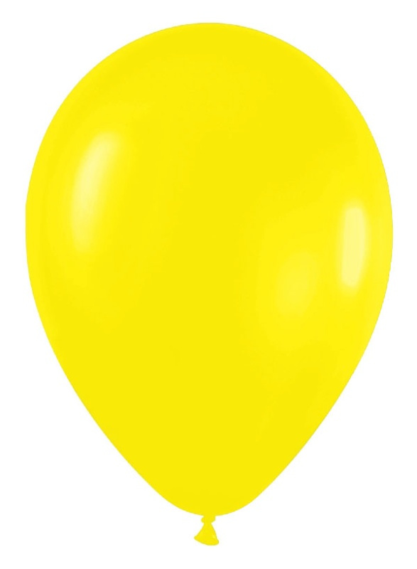 Bolsa 50 Globos latex Amarillo 30 cms.