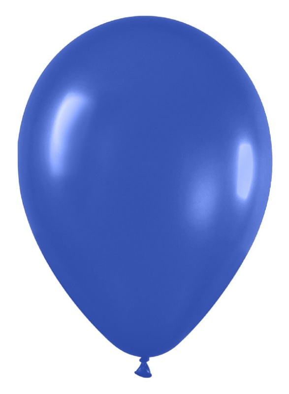 Bolsa 50 Globos latex Azul Real 30 cms.