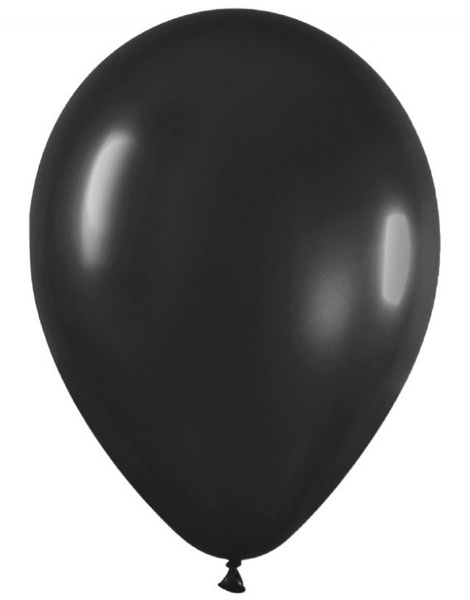 Bolsa 50 Globos latex Negro 30 cms