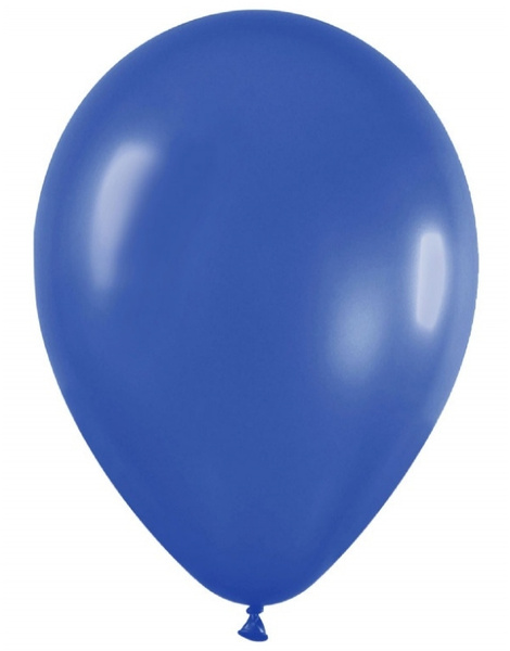 Bolsa 50 Globos Azul Metal 30 cms.