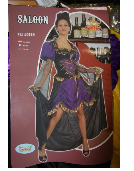 Disfraz Chica Salon Lila Mujer Adulta