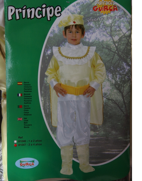 Disfraz Principe Amarillo Infantil