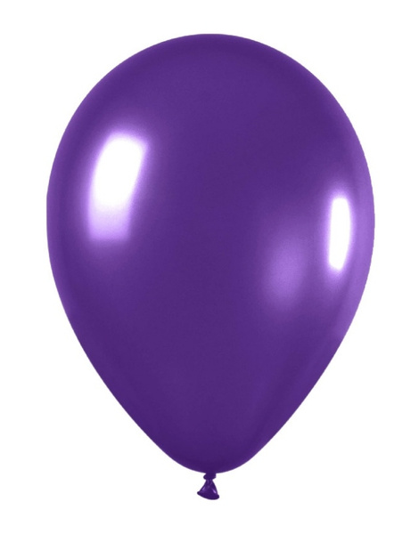 Bolsa 100 Globos R-5 Metal Violeta