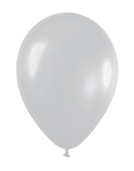 Bolsa 100 Globos R-5 Satín Plata