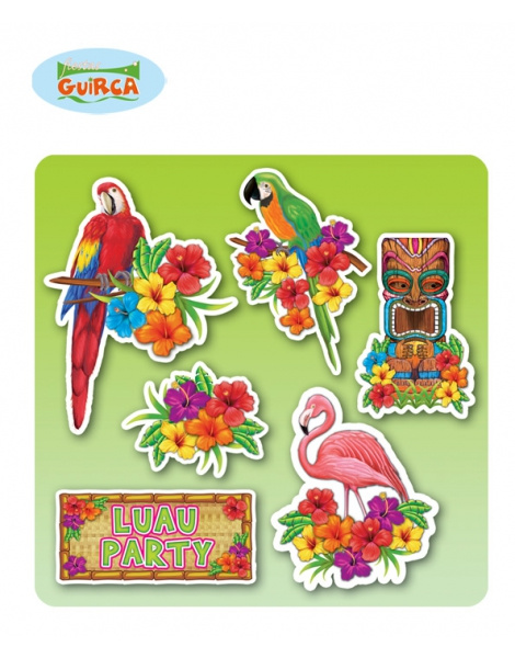 Pássaros havaianos decorativos