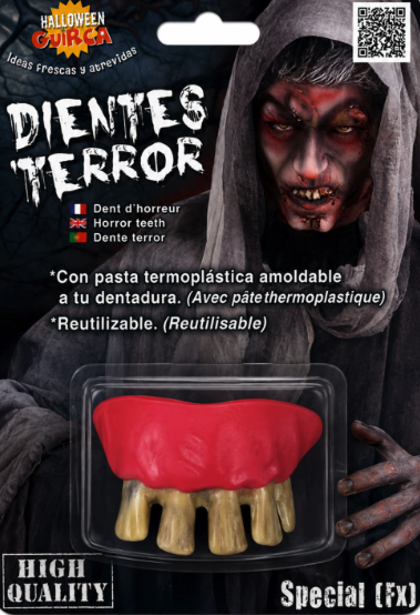 Dientes de Terror con termoplástica