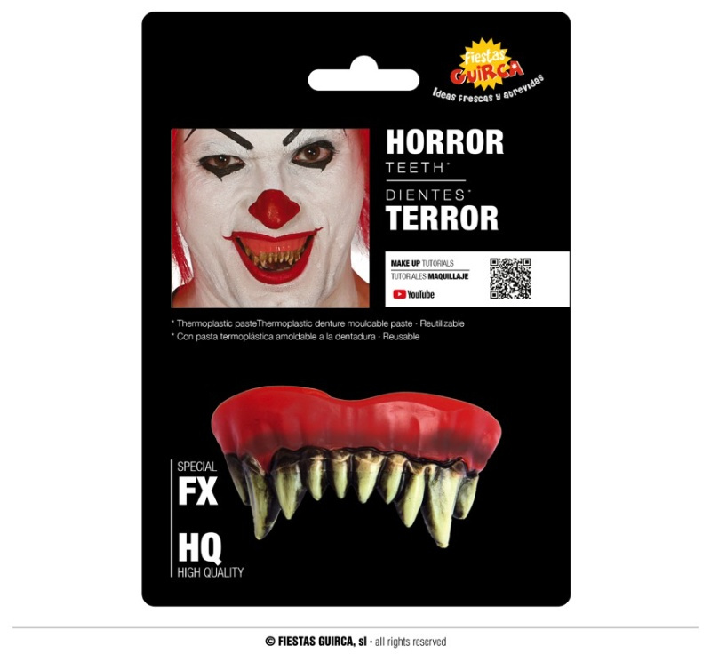Monstro de dentes com termoplástico