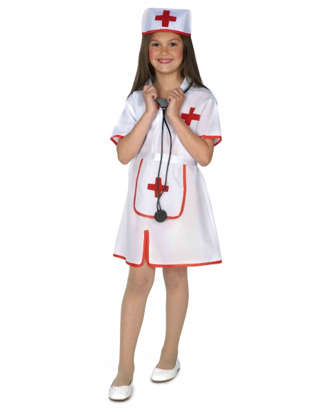 Hacia A merced de amistad Disfraz Enfermera para niña