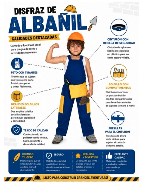 Traje de trabalho infantil