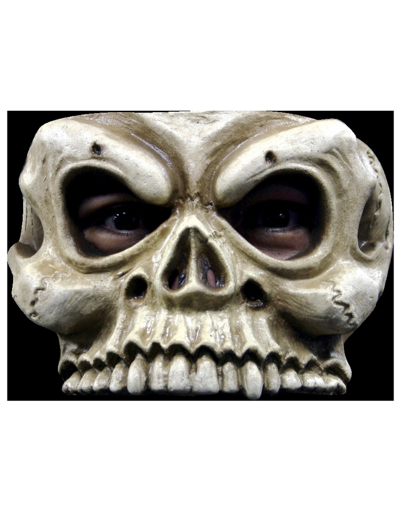 Careta Half Mask Skull Latex