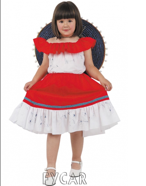Disfraz Mejicana para niña