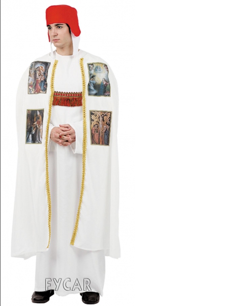 Disfraz Obispo Medieval Adulto