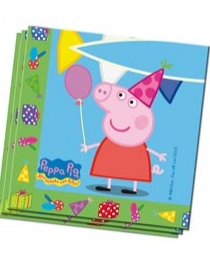 Servilletas 33x33 Peppa Pig Paq. 20 Unds