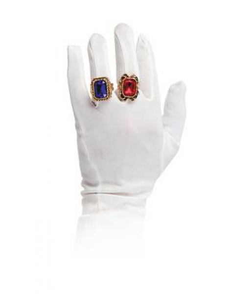 Anillo Lujo Rojo-azul