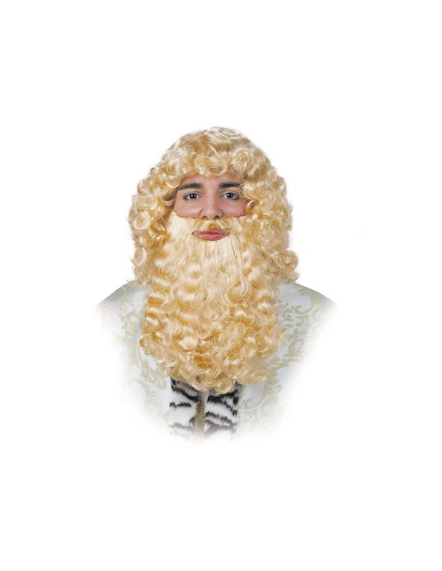 Peluca Rey Blanca o Rubia