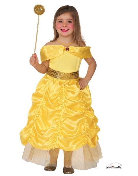 Disfraz Princesa dorada para niña
