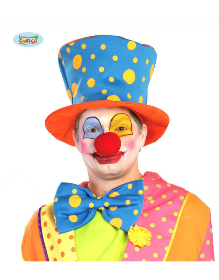 Sombrero Payaso Naranja Y Rosa