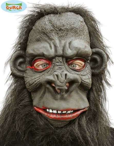 Careta Gorila Con Pelo