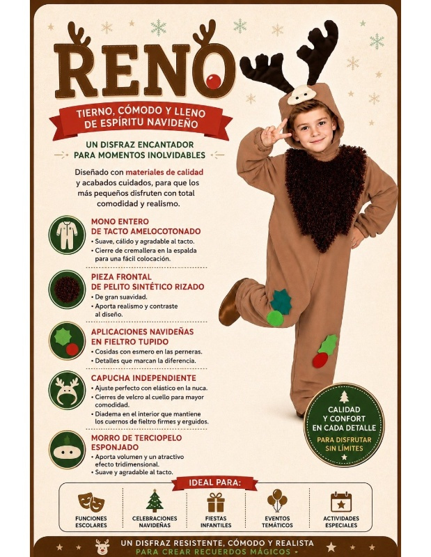 Disfraz Reno infantil