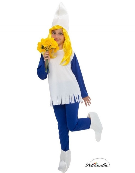 Fato de Enanita azul para menina