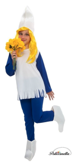 Fato de Enanita azul para menina