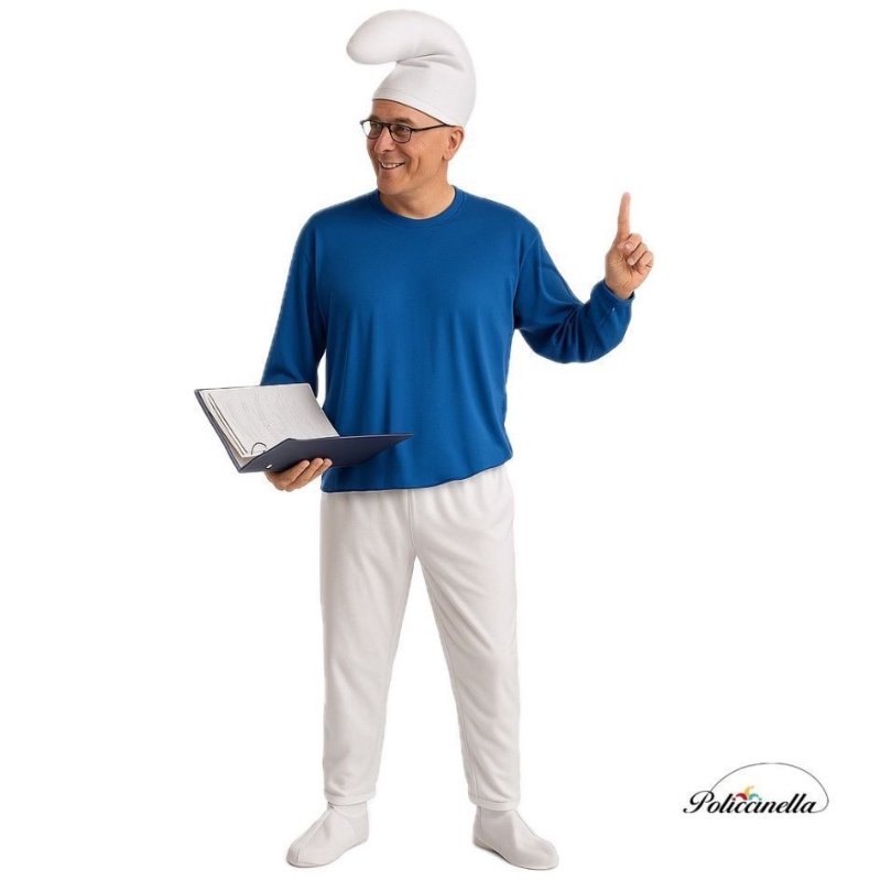 Disfraz Enanito azul para hombre