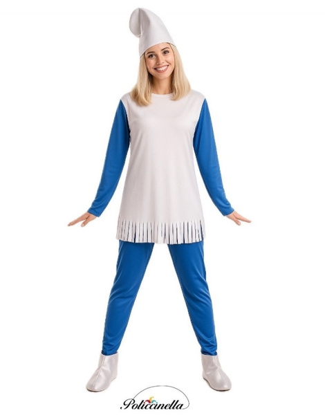 Mulher traje azul enanita