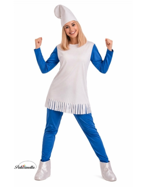 Disfraz Enanita azul mujer