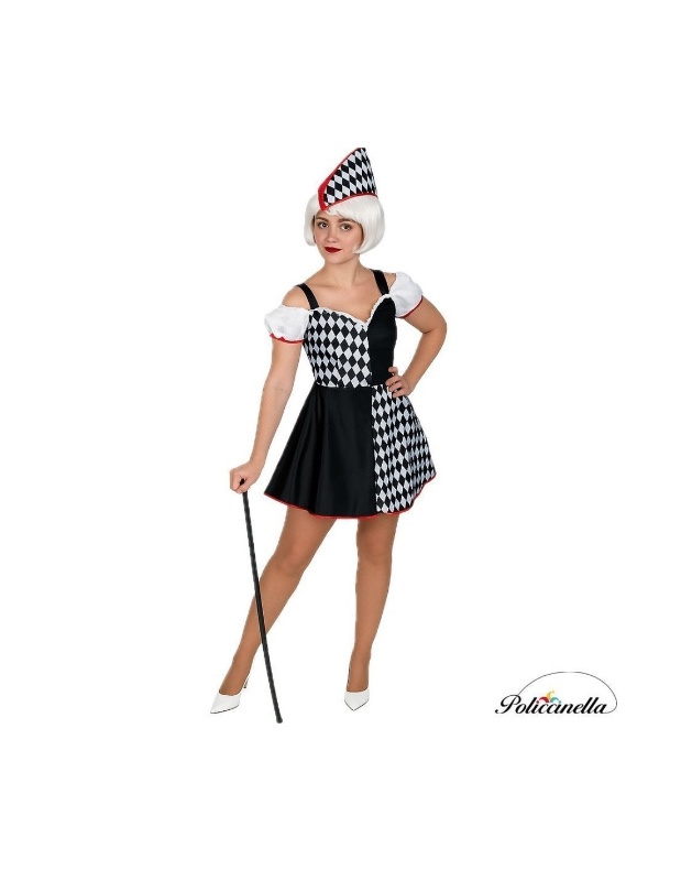 Fato de arlequim adulto