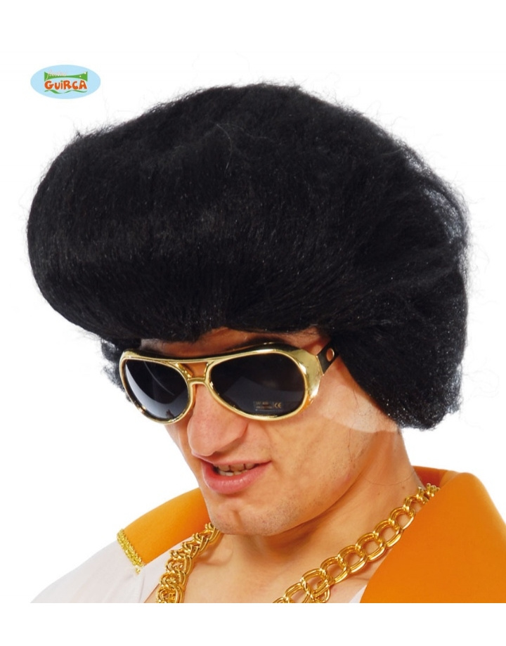 Peluca con tupe Elvis