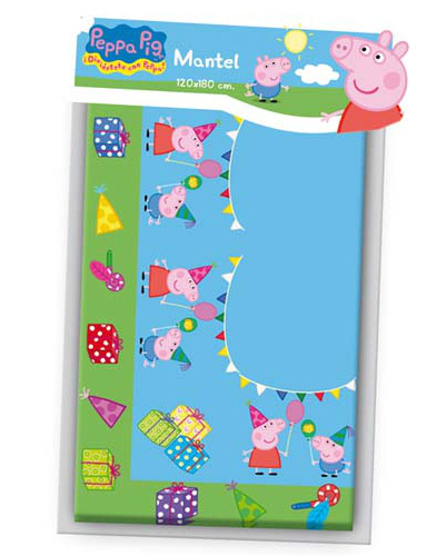Mantel 180x120cm Peppa Pig