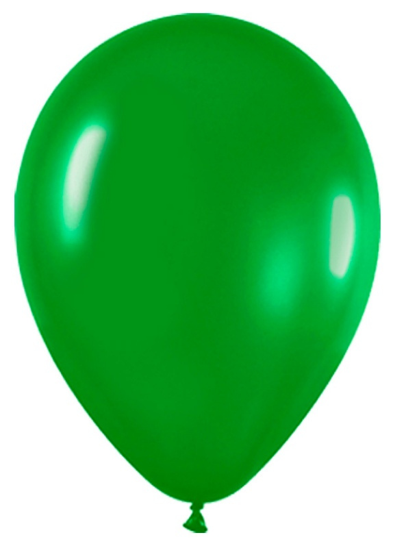 Globos Latex Verde Selva 12.5 cms