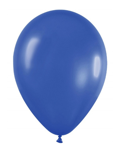 Globo Latex Metal Azul 13cms.