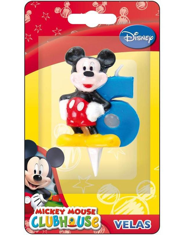 Vela Mickey Nº1 oferta