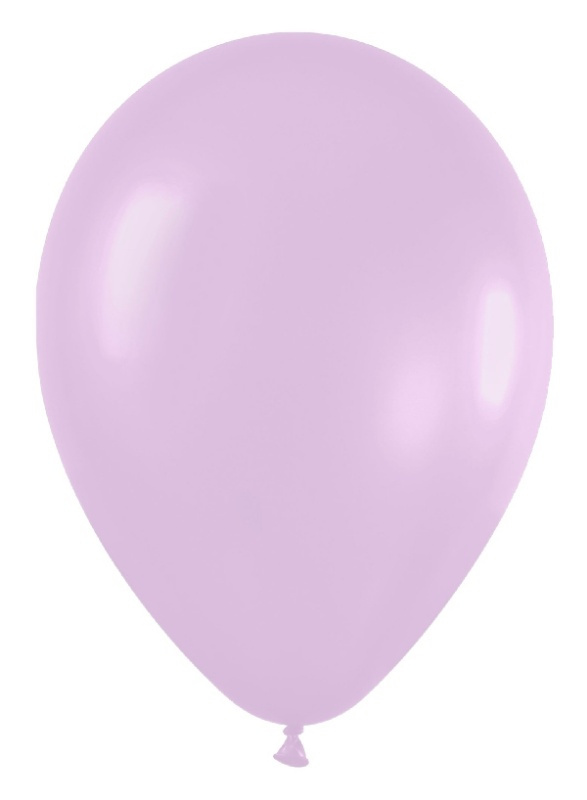 50 Globos Látex Satín Lila 30 cms.