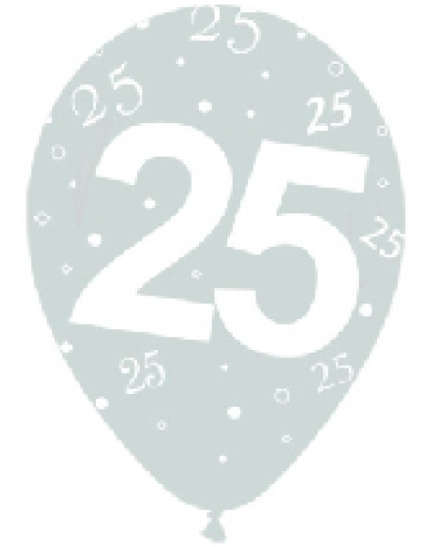Balão Latex Nº25 Prata