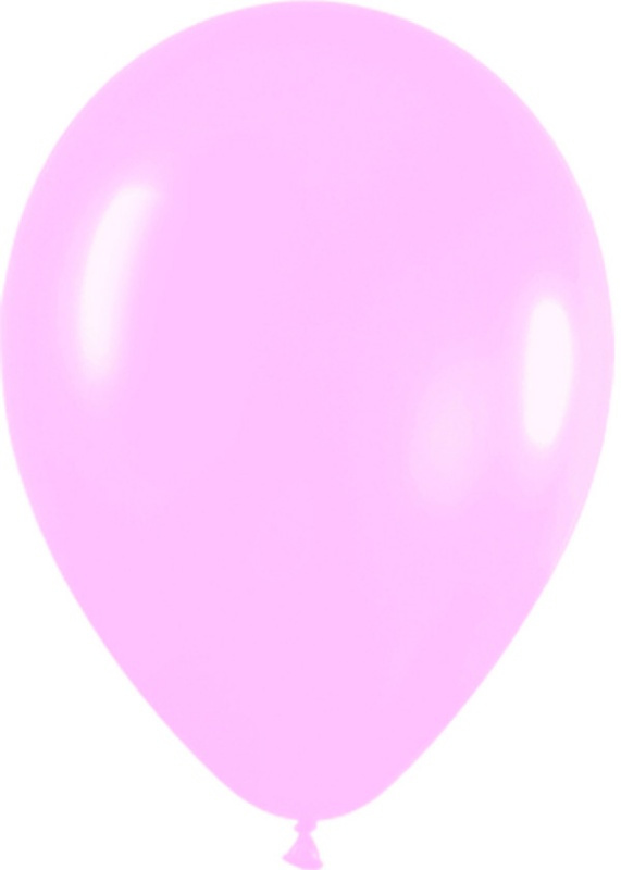Bolsa 100 Globos Látex Pastel Rosado R5