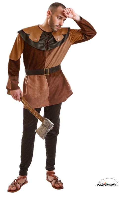 Disfraz Medieval marrón adulto