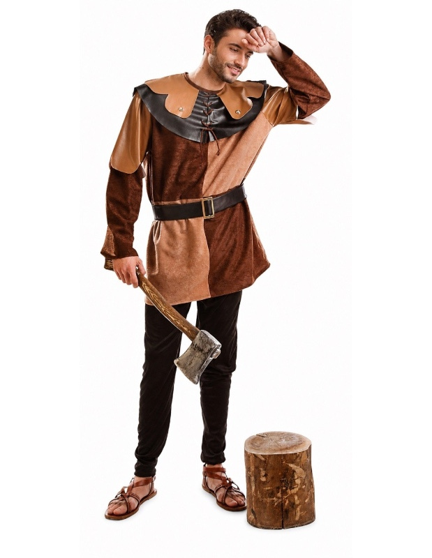 Disfraz Medieval marrón adulto