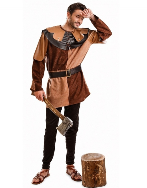 Disfraz Medieval marrón adulto